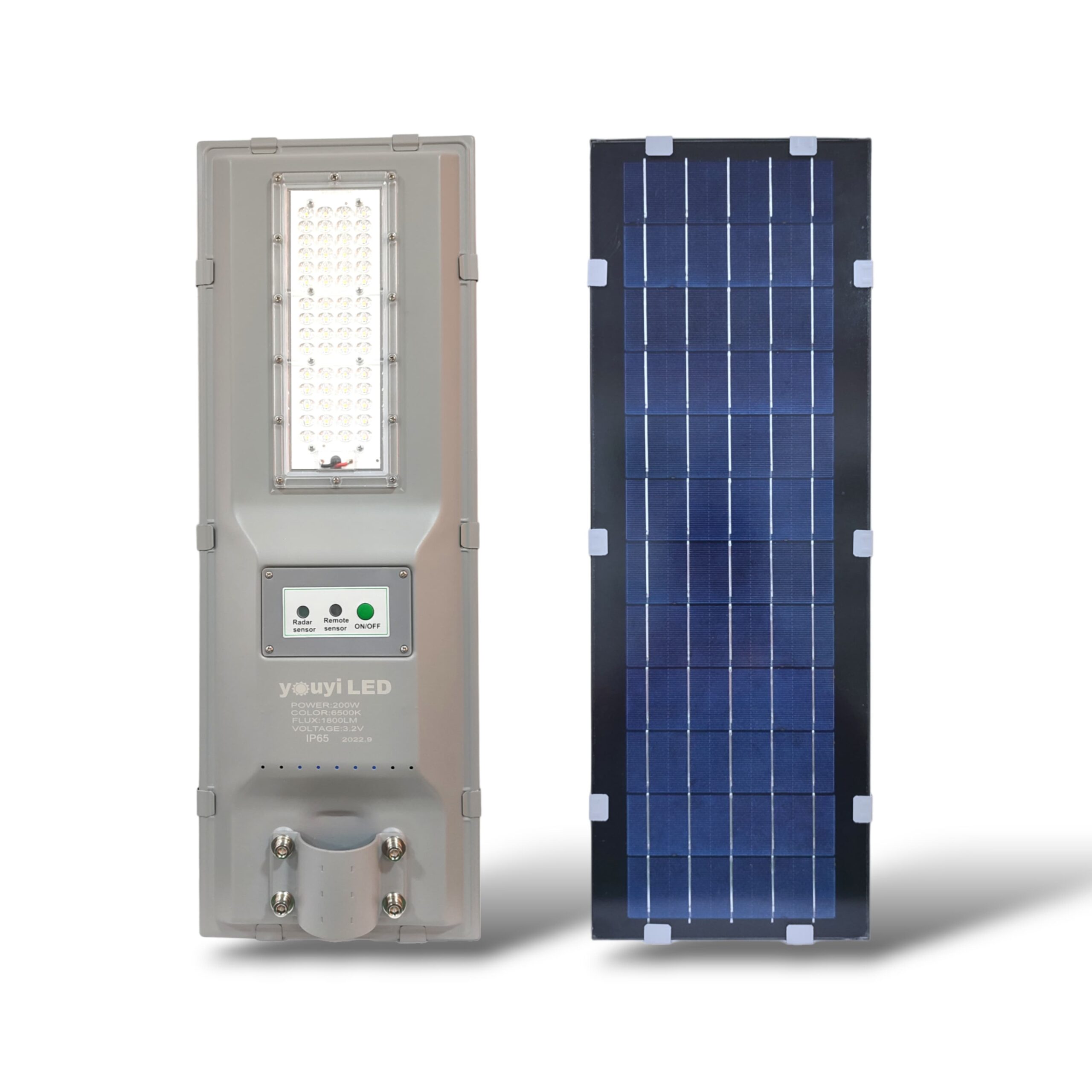 Pantalla solar metálica de 1800LM