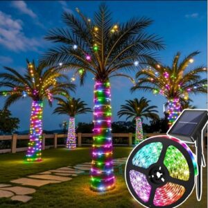 Cinta LED solar RGB de 5m (cod: 7517)