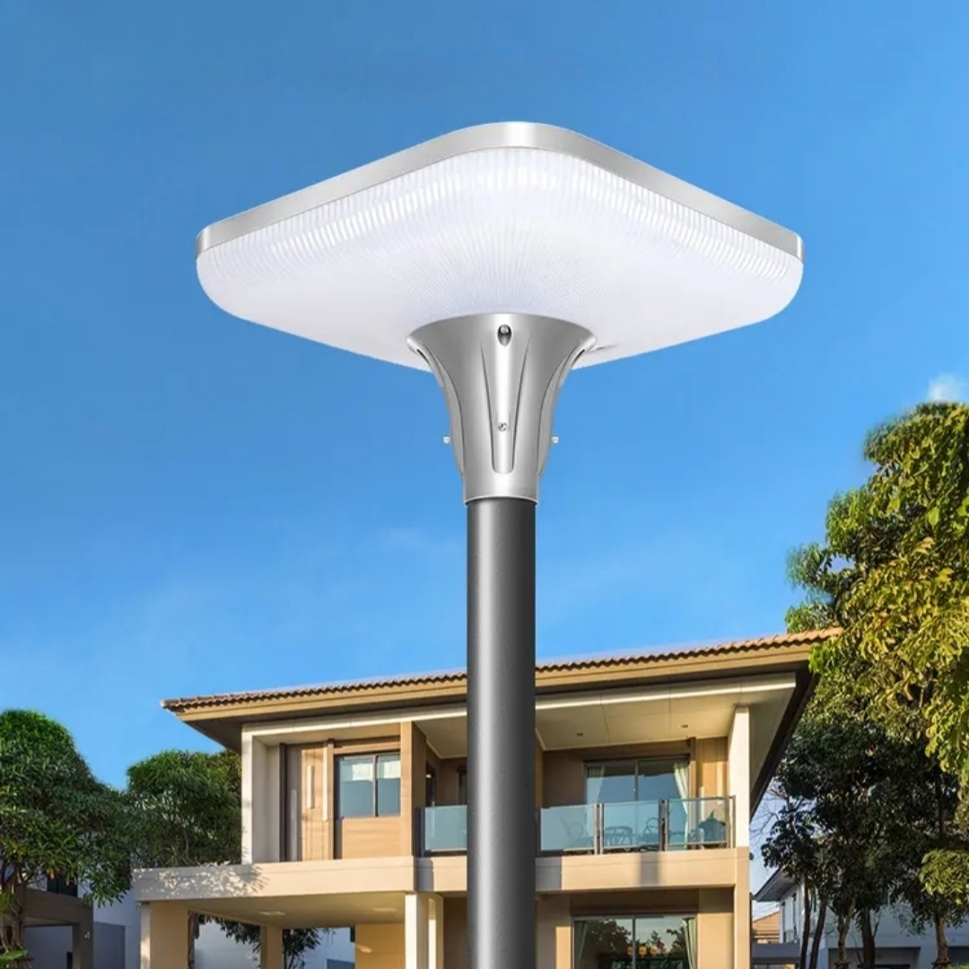 Lámpara UFO solar metálica