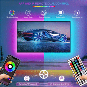 Cinta LED Smart  RGB de 5m cinta negra (cod: 1358)