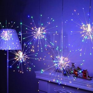 Cortina de luces fuegos artificiales Luz Multicolor (cod: 915)