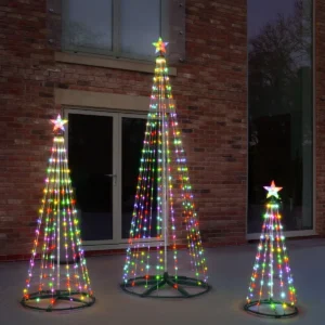 Árboles de navidad con luces LED