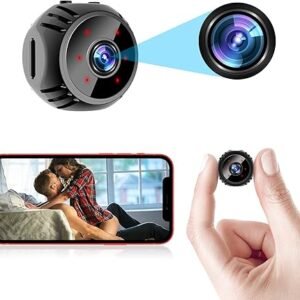 Mini Cámara WiFi Espía Redonda – Monitoreo Discreto