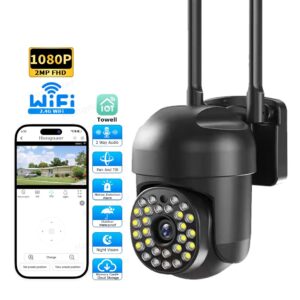 Cámara de Seguridad WiFi PTZ 360° – Uso Interior