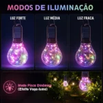 d nq np 2x 908160 mlb113446997389 062026 f kit 2 lampada solar led colorida usb jardim varanda gancho